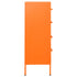 Lady Jillian -  Chest of Drawers Orange 80x35x101,5 cm Steel